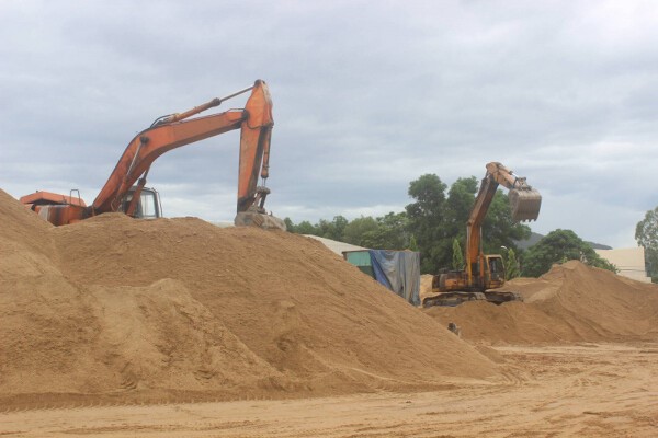 Nhu cầu sử dụng cát xây dựng cho các công trình thi công
